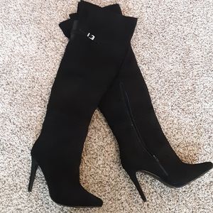 🔥 Over the Knee Heeled Boots